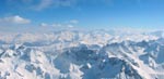 Au loin, les Aiguilles d'Arves