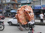 Pokhara - livraison à vélo