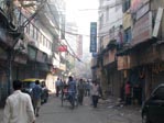Delhi - Main Bazaar au petit matin