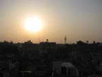 Delhi - coucher de soleil